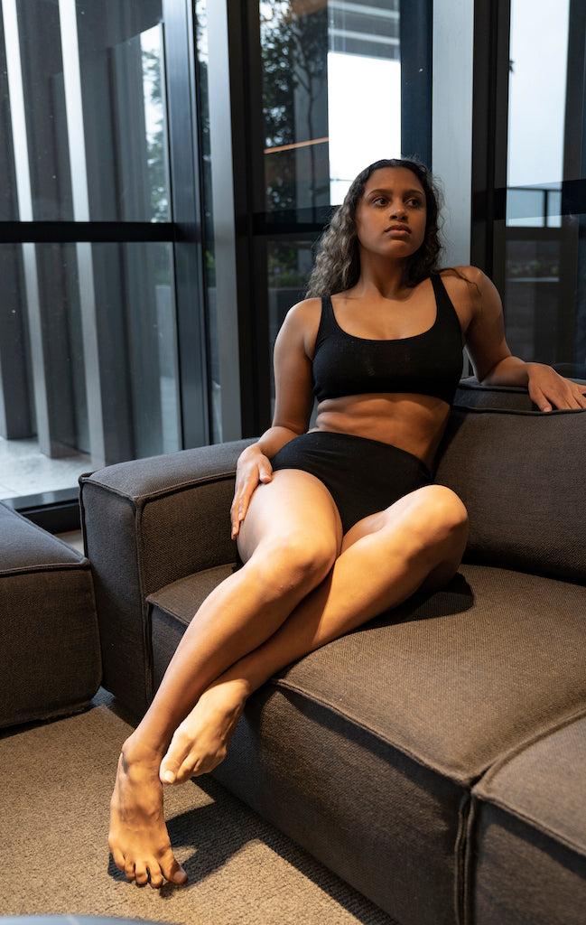 Skyla Crop Top Black
